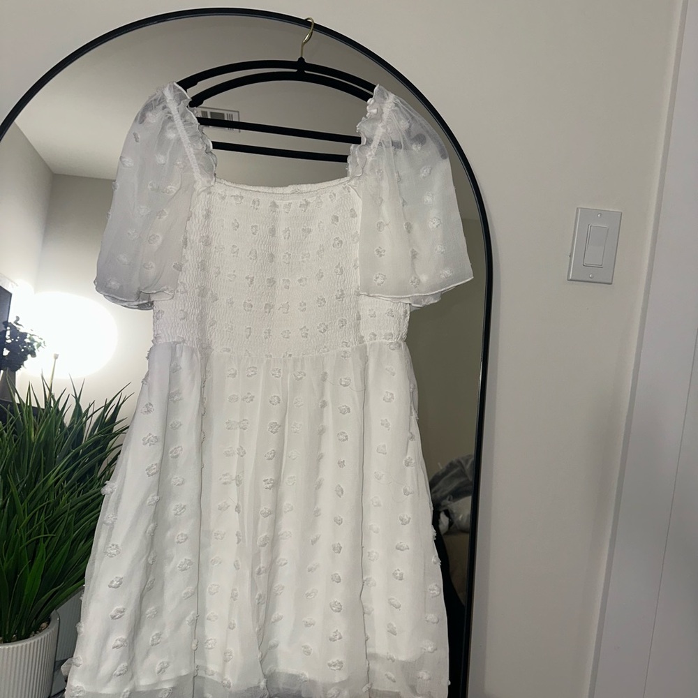 White XL women’s babydoll dress